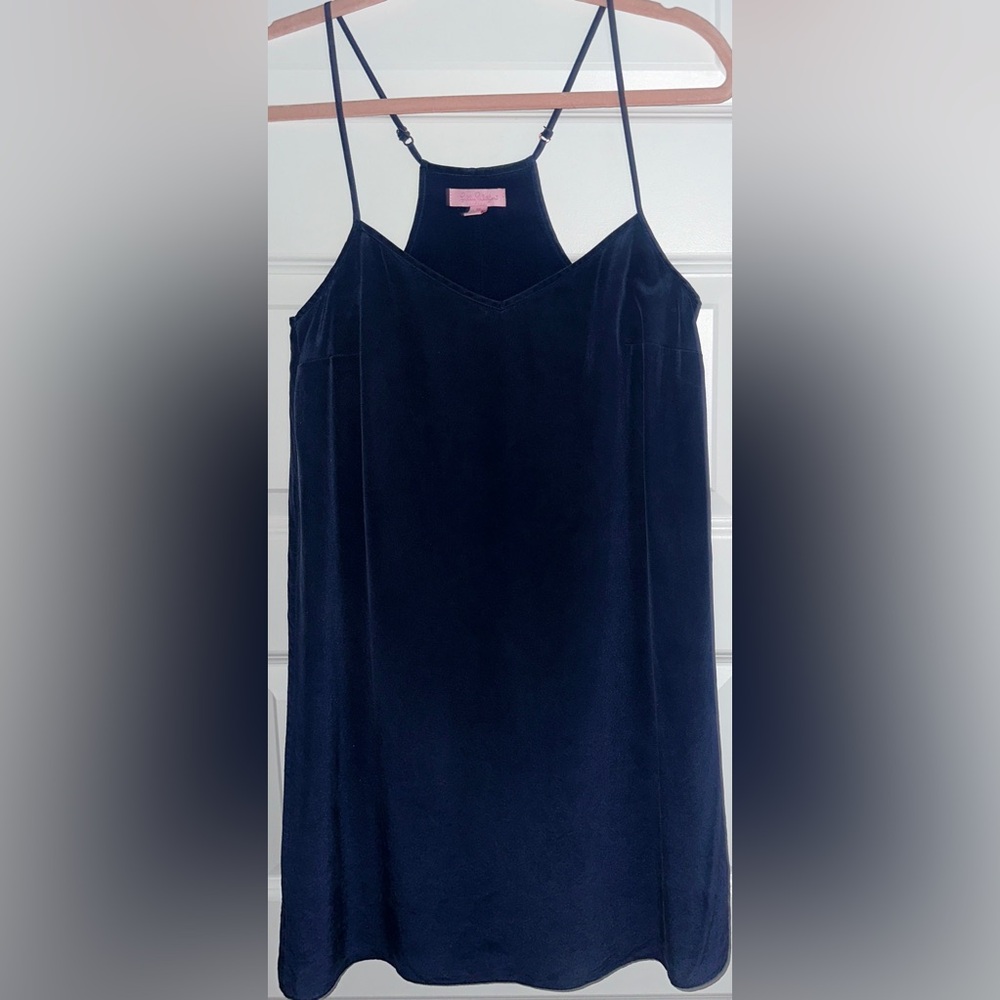 Lilly Pulitzer Navy Blue Slip Dress SIZE XS